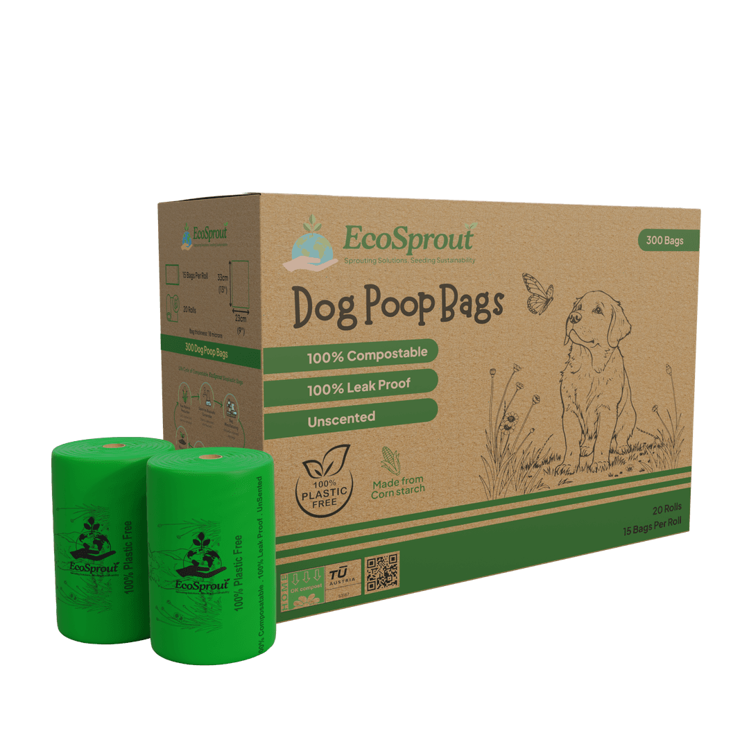 EcoSprout Compostable Poop Bags — 300 Bags